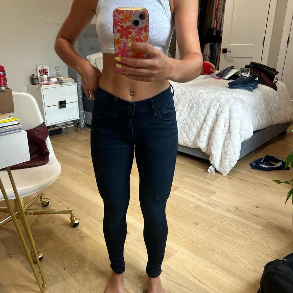 Dark Blue Women's Skinny Jeans